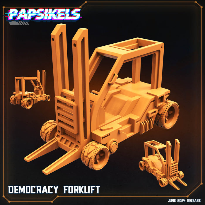 Democracy Forklift | Compumatrons Revenge | Sci-Fi Miniature | Papsikels