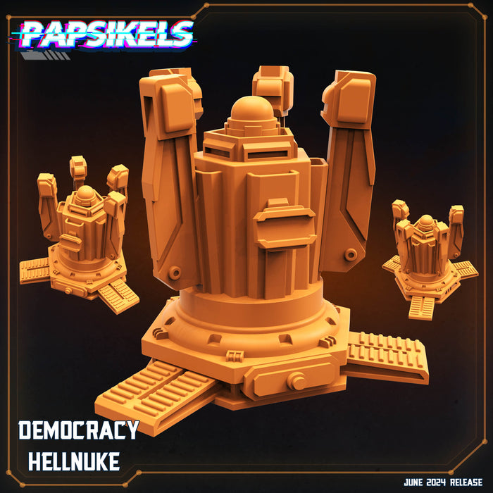 Democracy Hellnuke | Compumatrons Revenge | Sci-Fi Miniature | Papsikels