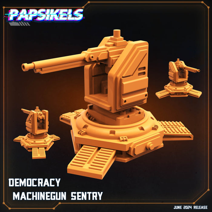 Democracy Sentry Miniatures | Compumatrons Revenge | Sci-Fi Miniature | Papsikels