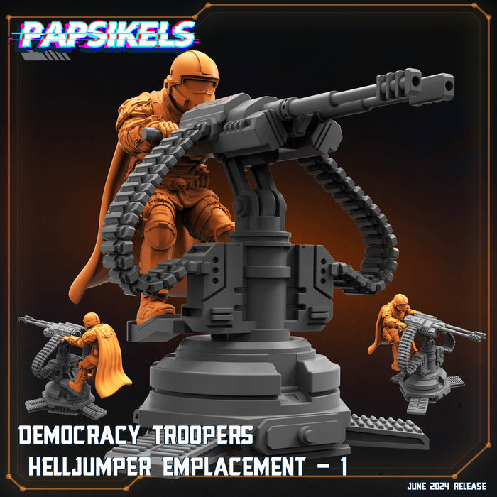 Helljumper Emplacement A | Compumatrons Revenge | Sci-Fi Miniature | Papsikels