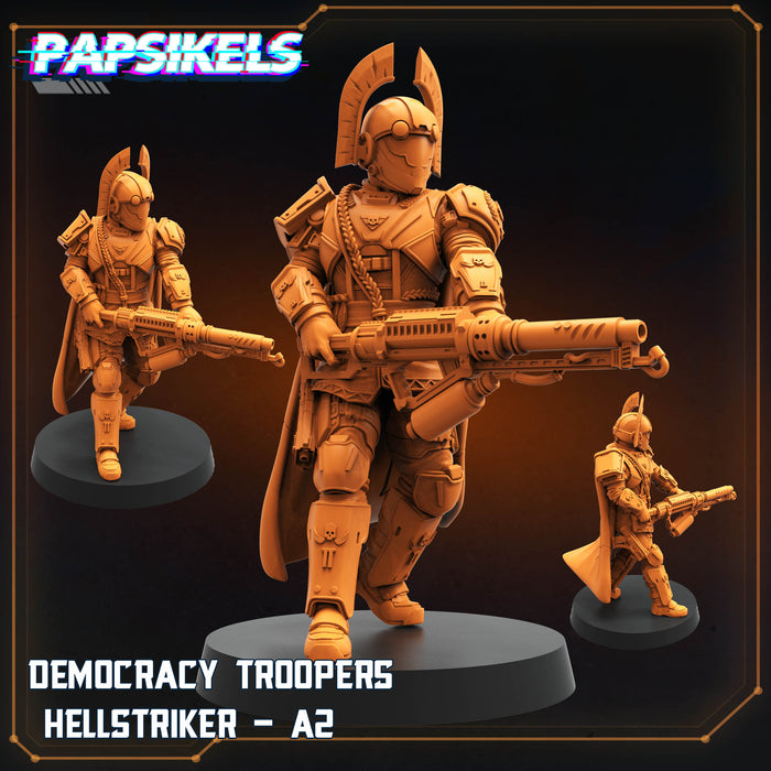 Democracy Troopers Hellstriker A2 | Democracy Troopers Bugs and Bots | Sci-Fi Miniature | Papsikels