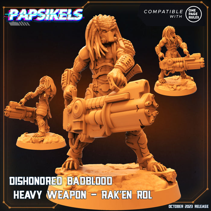 Dishonoured Badblood Heavy Miniatures | Skull Hunters | Sci-Fi Miniature | Papsikels