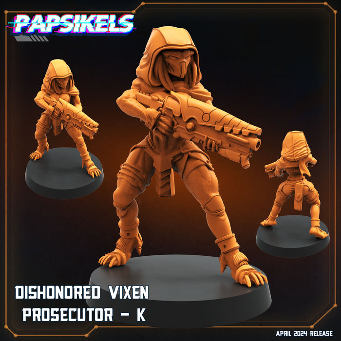 Dishonoured Vixen Prosecutor K | Democracy Troopers | Sci-Fi Miniature | Papsikels