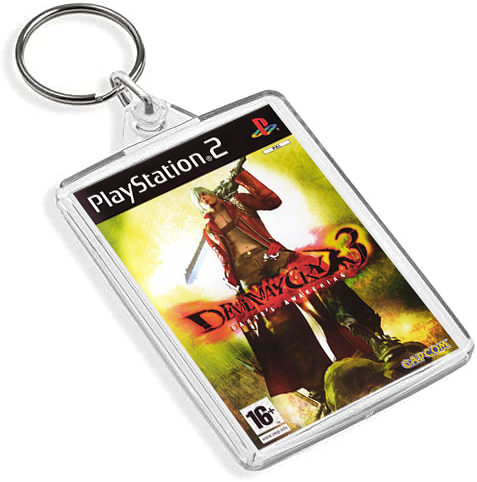 Retro Gaming Box Art Keyring - Gen VI P2 Console Style (Titles A-G)