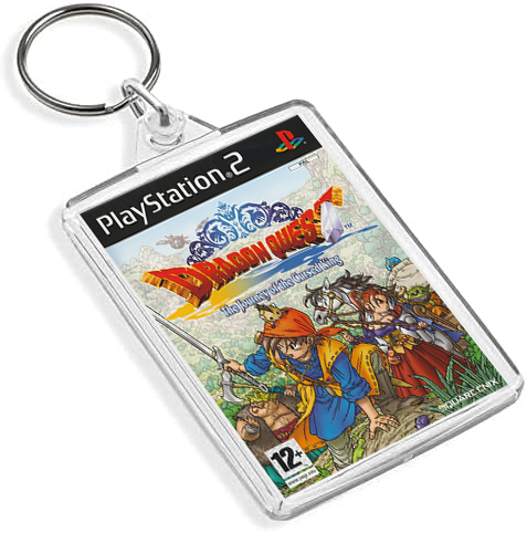 Retro Gaming Box Art Keyring - Gen VI P2 Console Style (Titles A-G)