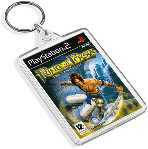 Retro Gaming Box Art Keyring - Gen VI P2 Console Style (Titles A-G)