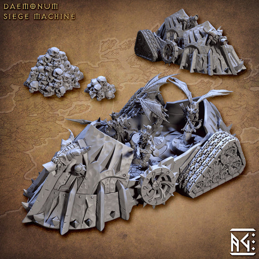 Daemon Siege Machine (Transport) | The Demon King's Spawn | Fantasy D&D Miniature | Artisan Guild TabletopXtra