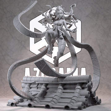 Daki | Pin-Up Statue Fan Art Miniature Unpainted | Azerama