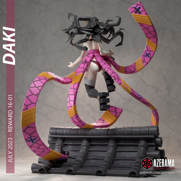 Daki | Pin-Up Statue Fan Art Miniature Unpainted | Azerama