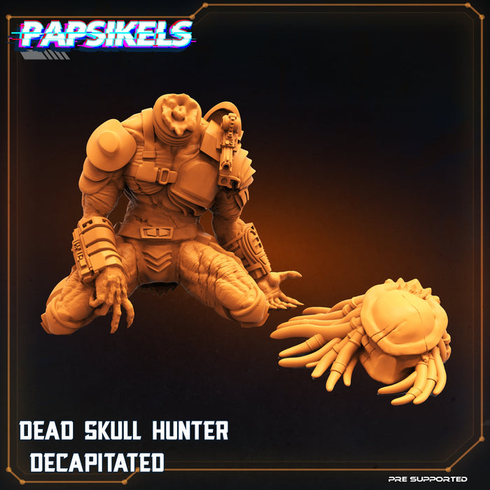 Dead Skull Hunter Decapitated | Skull Hunters V Space Rambutan | Sci-Fi Miniature | Papsikels TabletopXtra
