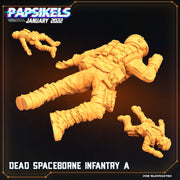 Dead Spaceborne Infantry Miniatures | Dropship Troopers II | Sci-Fi Miniature | Papsikels TabletopXtra