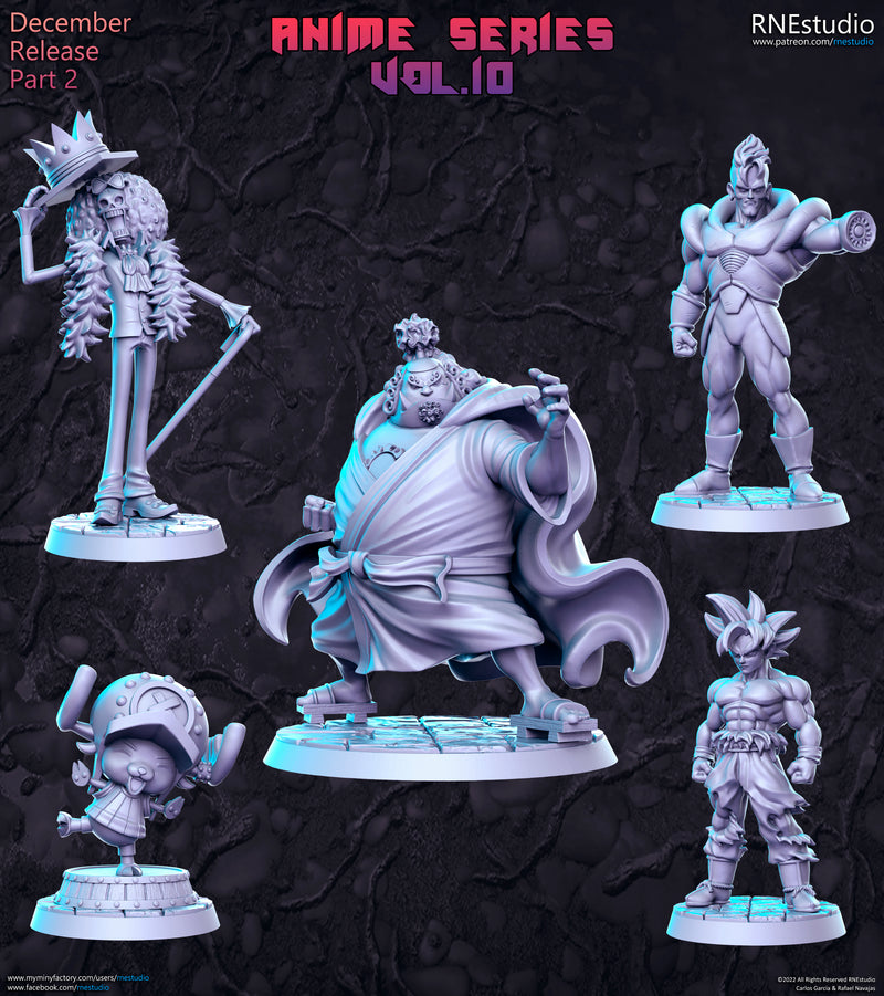 Anime Series Vol 10 Miniatures | Fantasy Miniature | RN Estudio