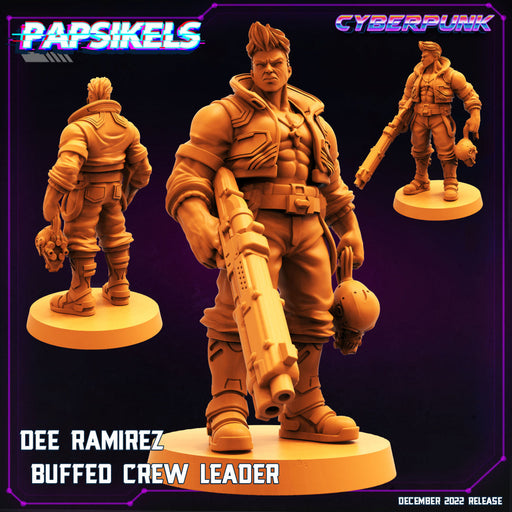 Dee Ramirez Crew Leader | Cyberpunk | Sci-Fi Miniature | Papsikels TabletopXtra