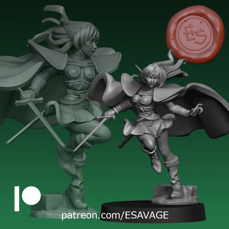 Deedlit | Fantasy Miniature | Ethan Savage Studios TabletopXtra