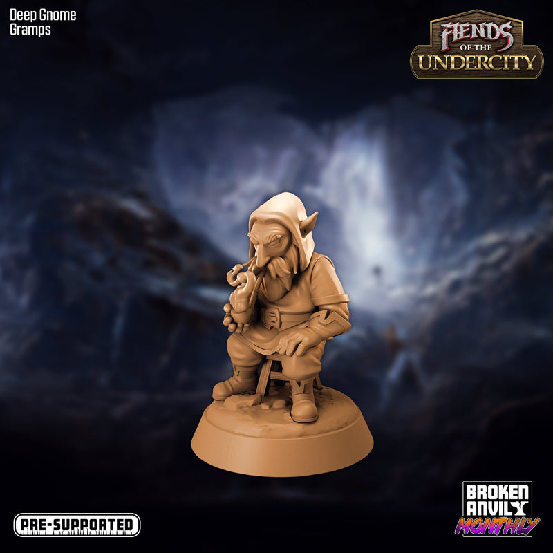 Deep Gnome Gramps | Fiends of the Undercity | Tabletop RPG Miniature TabletopXtra