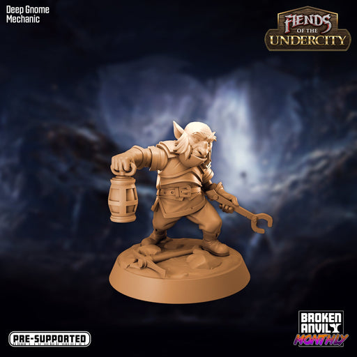 Deep Gnome Mechanic | Fiends of the Undercity | Tabletop RPG Miniature TabletopXtra