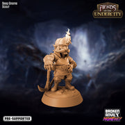 Deep Gnome Miniatures | Fiends of the Undercity | Tabletop RPG Miniature TabletopXtra