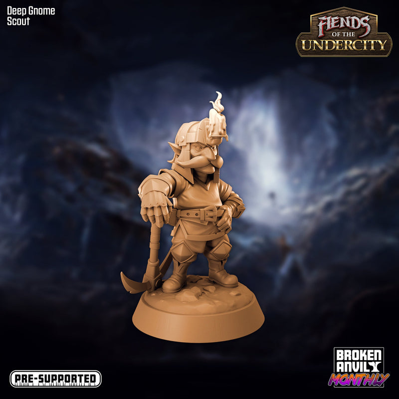 Deep Gnome Miniatures | Fiends of the Undercity | Tabletop RPG Miniature TabletopXtra