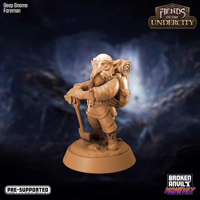 Deep Gnome Miniatures | Fiends of the Undercity | Tabletop RPG Miniature TabletopXtra