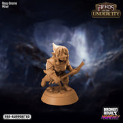 Deep Gnome Miniatures | Fiends of the Undercity | Tabletop RPG Miniature TabletopXtra