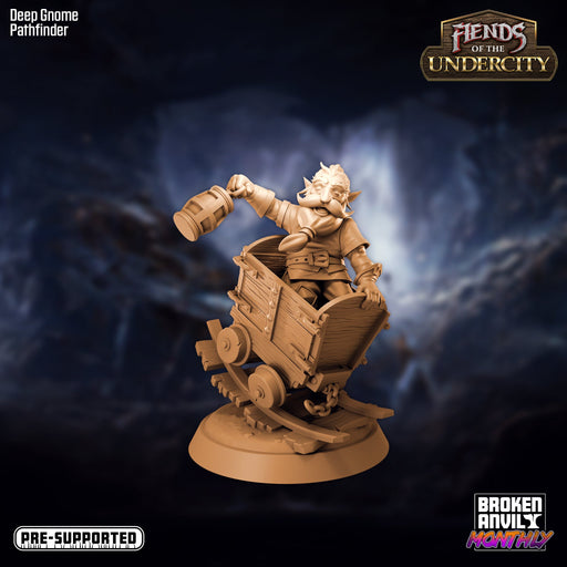 Deep Gnome Pathfinder | Fiends of the Undercity | Tabletop RPG Miniature TabletopXtra