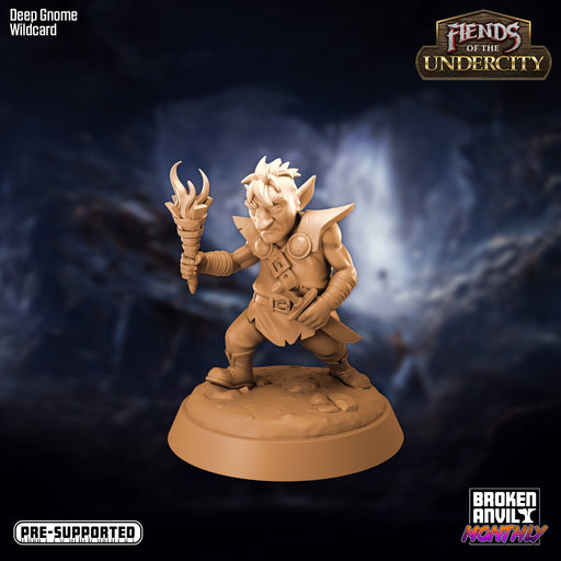 Deep Gnome Wildcard | Fiends of the Undercity | Tabletop RPG Miniature TabletopXtra