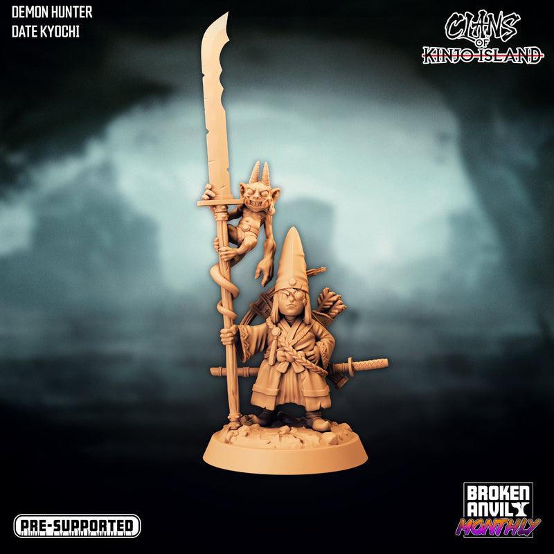 Demon Hunter Date Kyochi | Clans of Kinjo Island | Tabletop RPG Miniature TabletopXtra