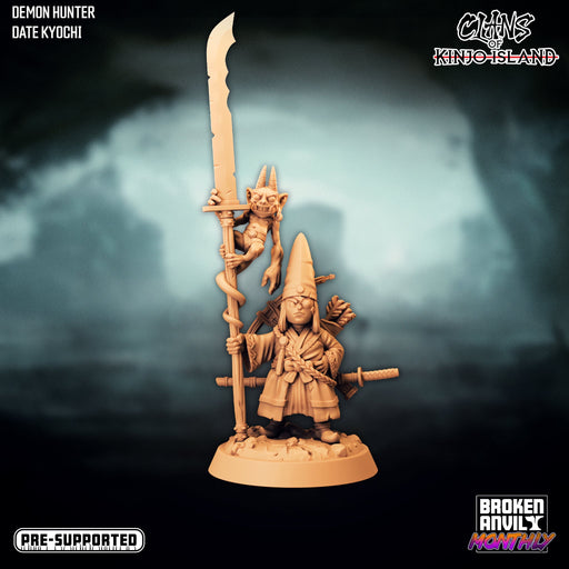 Demon Hunter Date Kyochi | Clans of Kinjo Island | Tabletop RPG Miniature TabletopXtra
