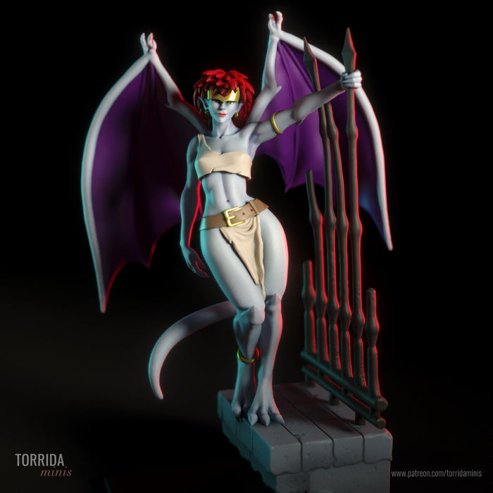 Demona | Pin-Up Statue Fan Art Miniature Unpainted | Torrida Minis