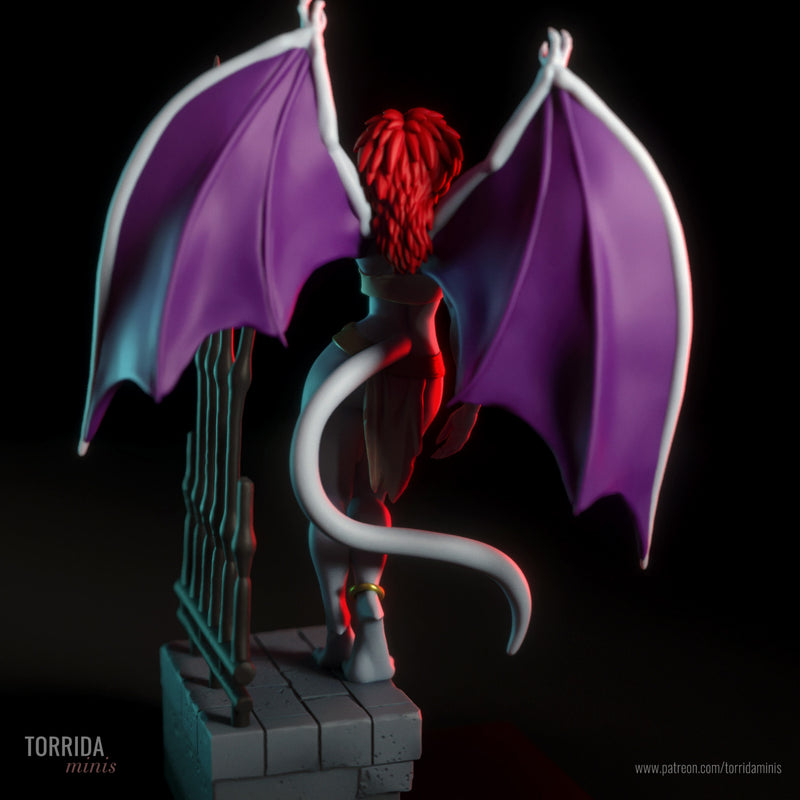 Demona | Pin-Up Statue Fan Art Miniature Unpainted | Torrida Minis
