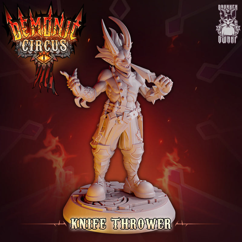 Demonic Circus Miniatures (Full Set) | Fantasy Miniature | Drunken Dwarf TabletopXtra