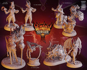 Demonic Circus Miniatures (Full Set) | Fantasy Miniature | Drunken Dwarf TabletopXtra