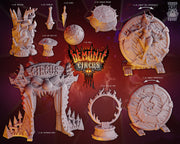 Demonic Circus Miniatures (Full Set) | Fantasy Miniature | Drunken Dwarf TabletopXtra