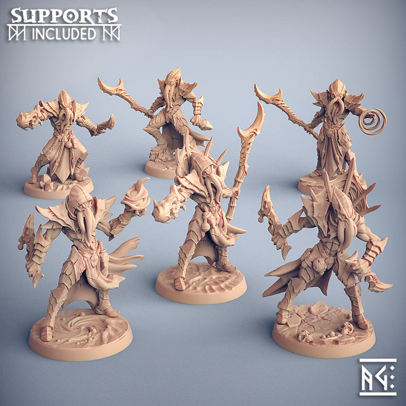 Depth One Reaver Miniatures (Full Set) | Fantasy D&D Miniature | Artisan Guild TabletopXtra