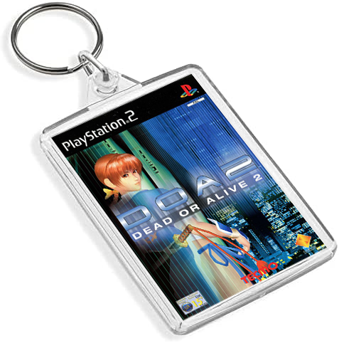 Retro Gaming Box Art Keyring - Gen VI P2 Console Style (Titles A-G)