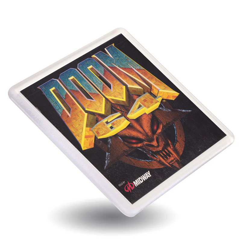 Classic Doom - Retro Gaming Box Art Gift Coasters