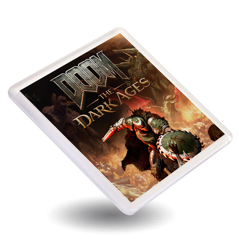 Doom - Retro Gaming Box Art Gift Coasters