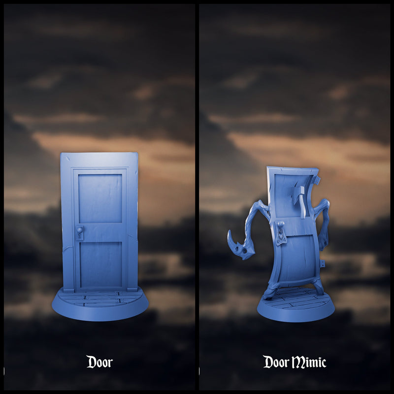 Door Mimic | Panic at Moorefrost Manor | Tabletop RPG Miniature TabletopXtra