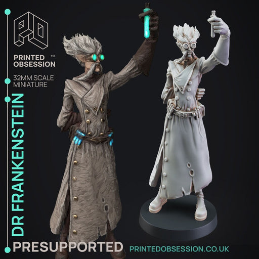 Dr Frankenstein | Frankensteins' Monster | Fantasy Miniature | Printed Obsession TabletopXtra