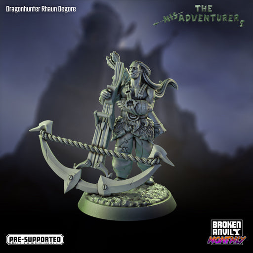 Dragonhunter Rhaun Degore | Mis-Adventurers | Tabletop RPG Miniature TabletopXtra