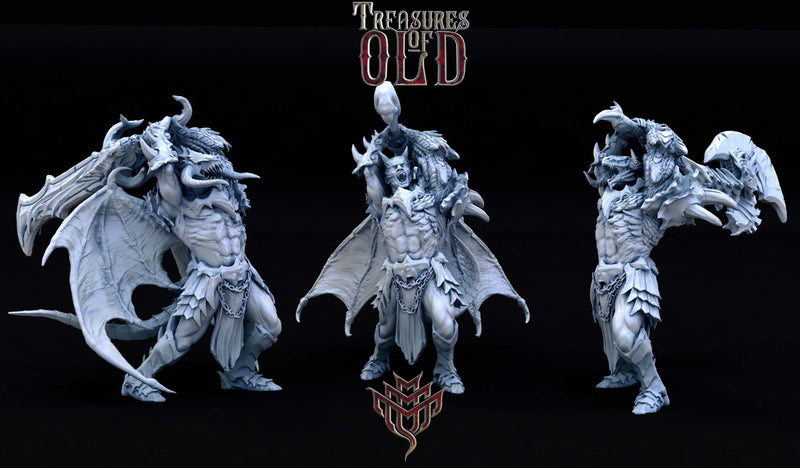 Dragonzerker A | Treasures of Old | Fantasy Miniature | Mini Monster Mayhem TabletopXtra