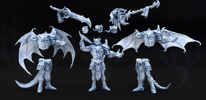 Dragonzerker B | Treasures of Old | Fantasy Miniature | Mini Monster Mayhem TabletopXtra