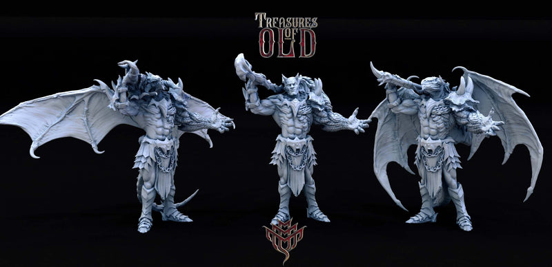 Dragonzerker B | Treasures of Old | Fantasy Miniature | Mini Monster Mayhem TabletopXtra