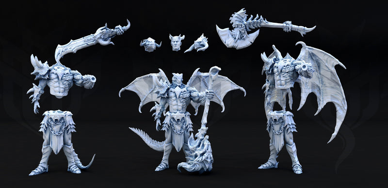 Dragonzerker C | Treasures of Old | Fantasy Miniature | Mini Monster Mayhem TabletopXtra