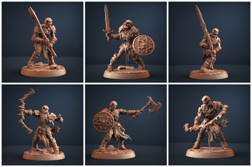 Draugr Miniatures | Darkness of the Lich Lord | Fantasy D&D Miniature | Artisan Guild TabletopXtra