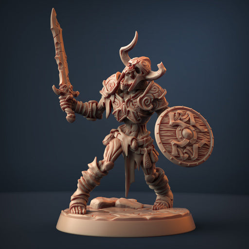 Draugr w/ Helmet A | Darkness of the Lich Lord | Fantasy D&D Miniature | Artisan Guild TabletopXtra