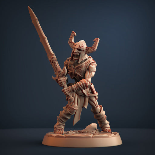 Draugr w/ Helmet D | Darkness of the Lich Lord | Fantasy D&D Miniature | Artisan Guild TabletopXtra