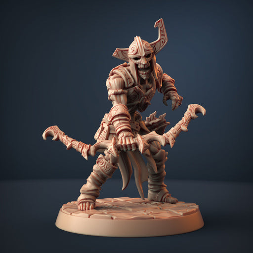 Draugr w/ Helmet F | Darkness of the Lich Lord | Fantasy D&D Miniature | Artisan Guild TabletopXtra