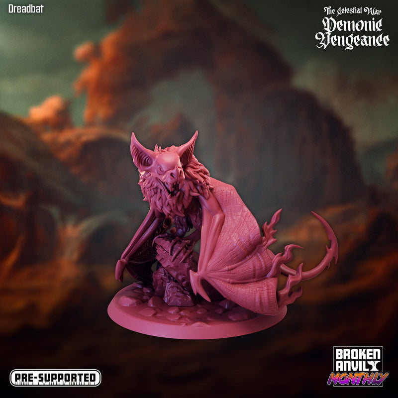 Dreadbat | The Celestial War Demonic Vengence | Tabletop RPG Miniature TabletopXtra