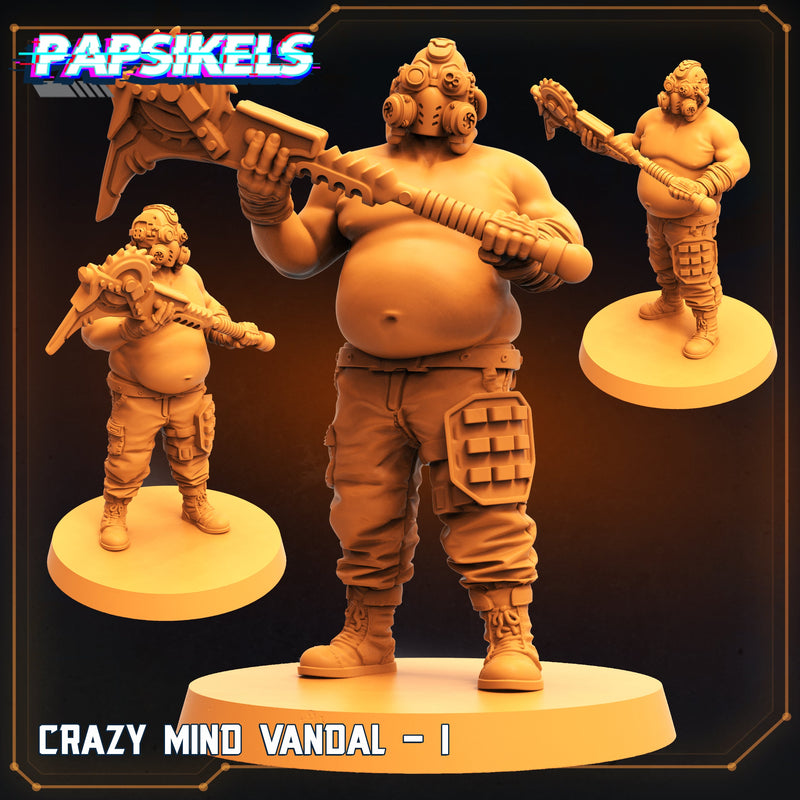 Droids Vs Crazy Miniatures (Full Set) | Sci-Fi Miniature | Papsikels TabletopXtra